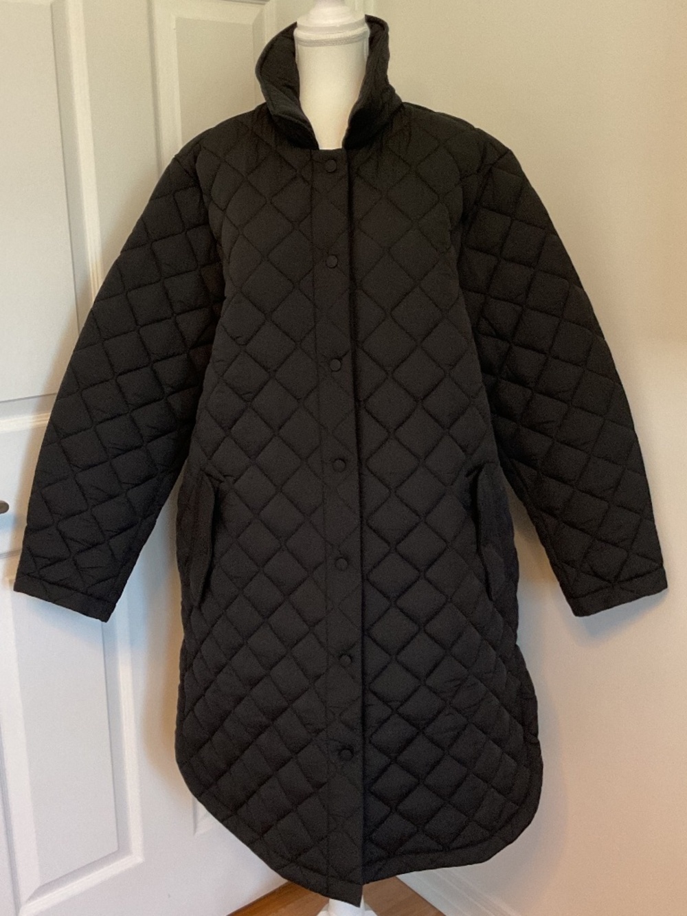 💐NWT💐 Kit and Ace Oslo Recycled Black Quilted Coat - size XL - Picture 4 of 16